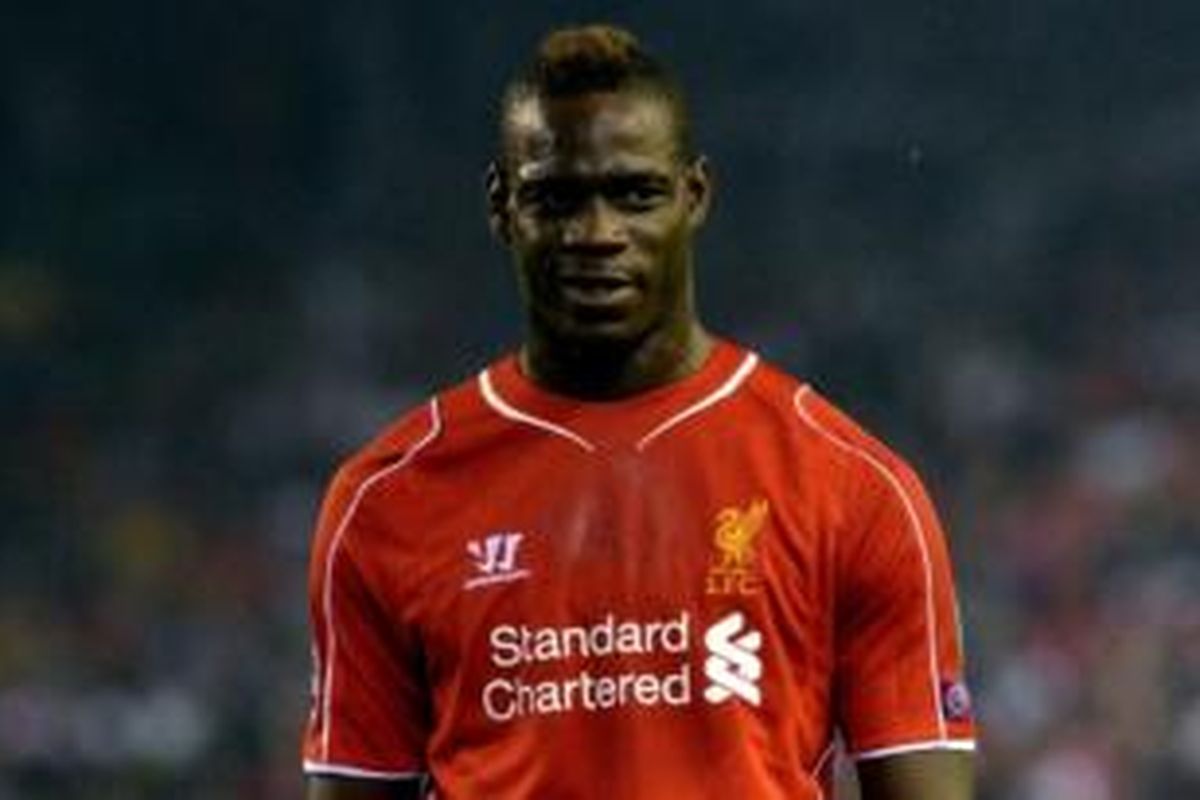 Striker Liverpool, Mario Balotelli.