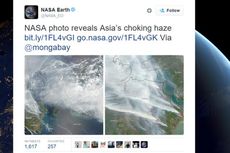 Foto Satelit NASA Ungkap Parahnya Kabut Asap Indonesia