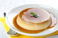 Resep Puding Custard Kukus dengan Saus Karamel, Favorit Banyak Orang