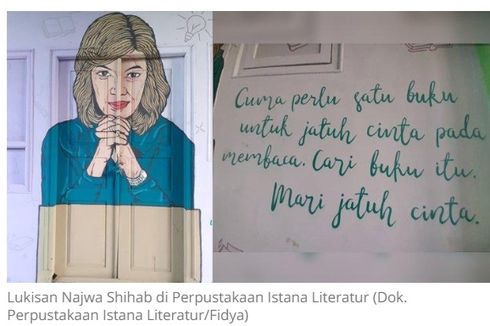 Viral Mural Najwa Shihab di Dinding Perpustakaan Sekolah, Begini Ceritanya...