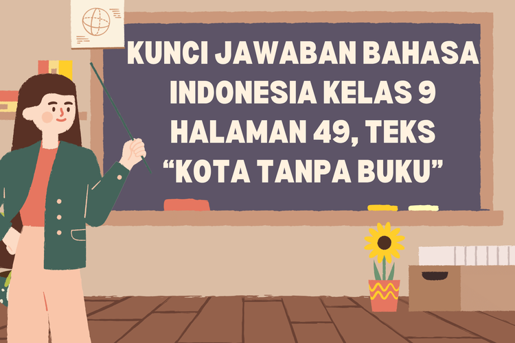 Kunci Jawaban Bahasa Indonesia Kelas 9 Halaman 49, Teks “Kota Tanpa Buku”