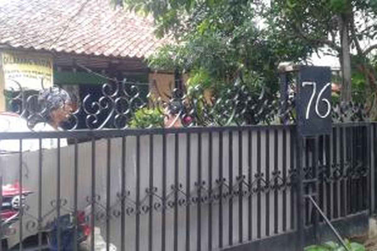 Rumah yang di tempati Christina Gurming yang terletak di Jl Dr Kusumaatmaja Menteng Jakarta Pusat