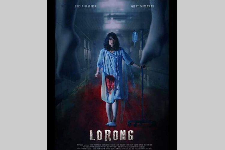 Poster film Lorong (2019), dibintangi Prisia Nasution dan Winky Wiryawan.