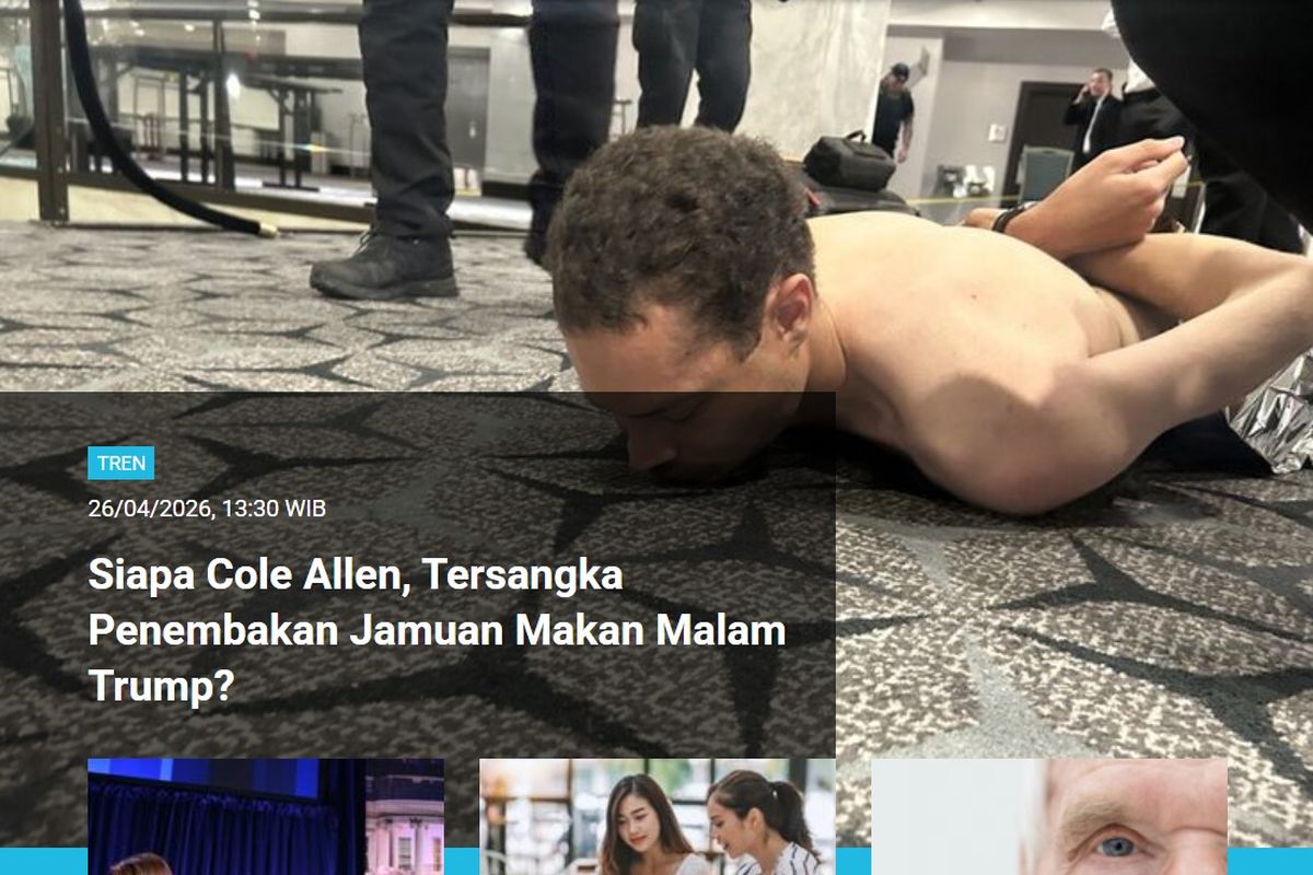 Cole Allen Tersangka Penembakan Trump Puncaki Tren Populer