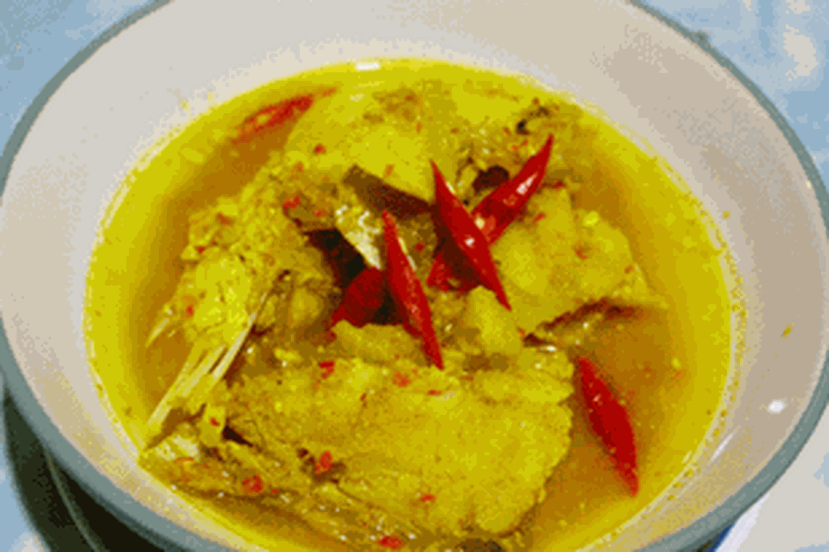 Kuning Pekat Gangan yang Menyegarkan