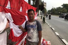 Pandemi Covid-19, Penjual Bendera Merah Putih Keluhkan Omzet Turun 50 Persen