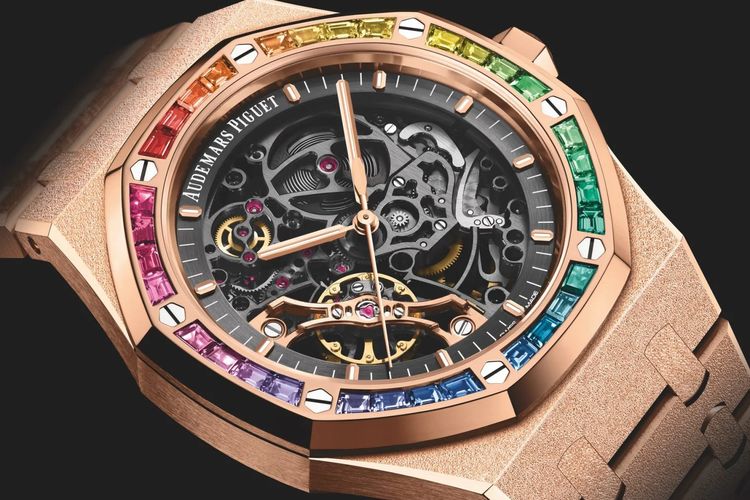 Audemars Piguet Royal Oak Frosted Gold Double Balance Wheel Openworked

