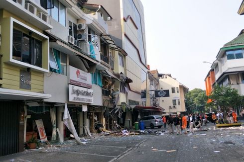 11 Ruko di Grand Wijaya Rusak akibat Ledakan, Paling Parah di Sumber Ledakan