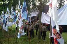 Prabowo Kampanye di Pangkal Pinang, Ratusan Aparat Gabungan Kawal Pengamanan