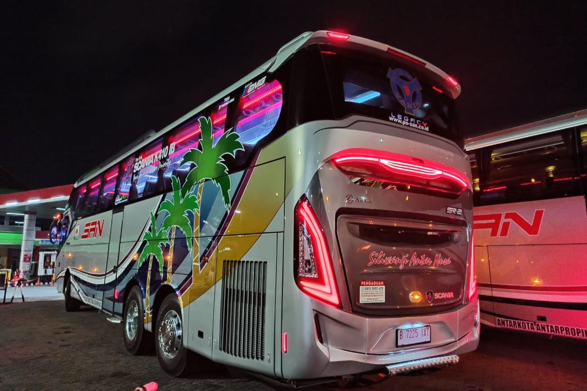 Bus AKAP baru PO SAN