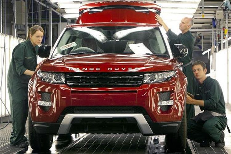 Pabrik perakitan Jaguar Land Rover.