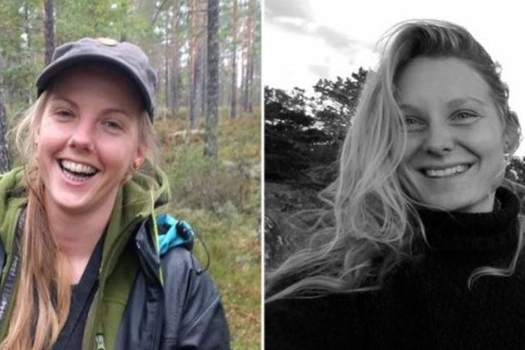 Louisa Vesterager Jespersen (kanan) dari Denmark dan Maren Ueland (kiri) dari Norwegia ditemukan tewas dengan luka pada leher pada Senin (17/12/2108) di Pegunungan Atlas, Maroko. (Facebook via BBC)