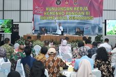 Dampingi Menko Pangan Zulkifli Hasan, Wali Kota Semarang Agustina Wilujeng Apresiasi KKMP Sampangan