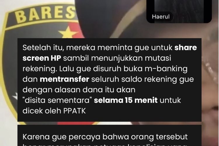 Influencer Kebugaran Kena Penipuan Puluhan Juta, Pelaku Nyamar Jadi Anggota Polda Metro