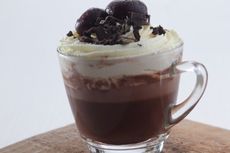 Resep Cokelat Hangat Blackforest, Minuman ala Kafe 