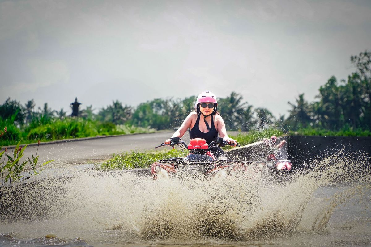 Peserta Ubud ATV Ride.