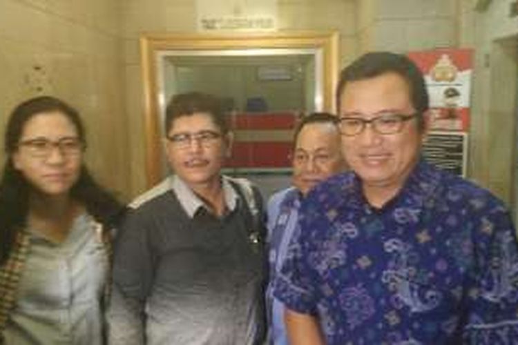 Wakil Sekretaris Jenderal DPP Partai Demokrat Didi Irawadi Syamsudin di kantor Bareskrim Polri di kompleks Kementerian Kelautan dan Perikanan, Jakarta, Jumat (11/11/2016)