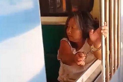Menolak Pakai Masker dan Meludahi Penumpang, Wanita Ini Diborgol di Kereta