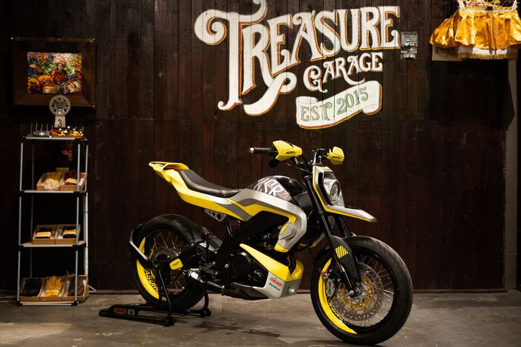 Modifikasi Yamaha XSR 155 Treasure Garage