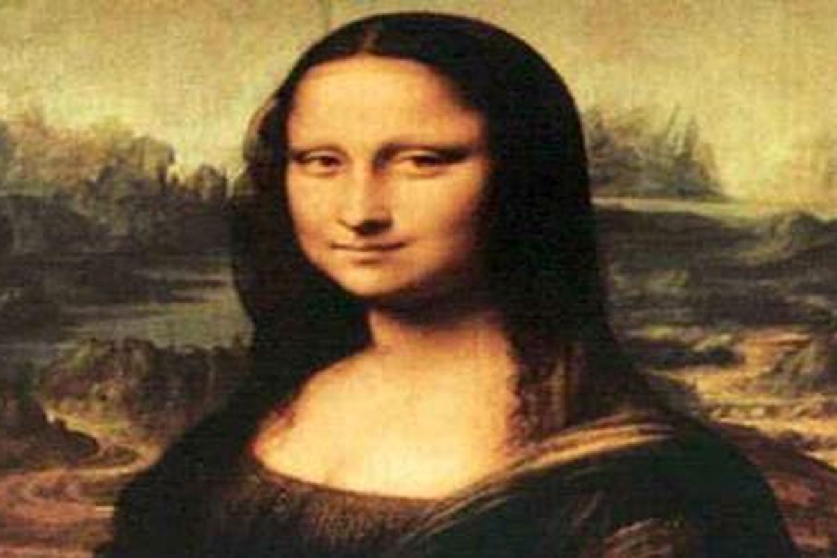 Lukisan Monalisa karya Leonardo da Vinci.