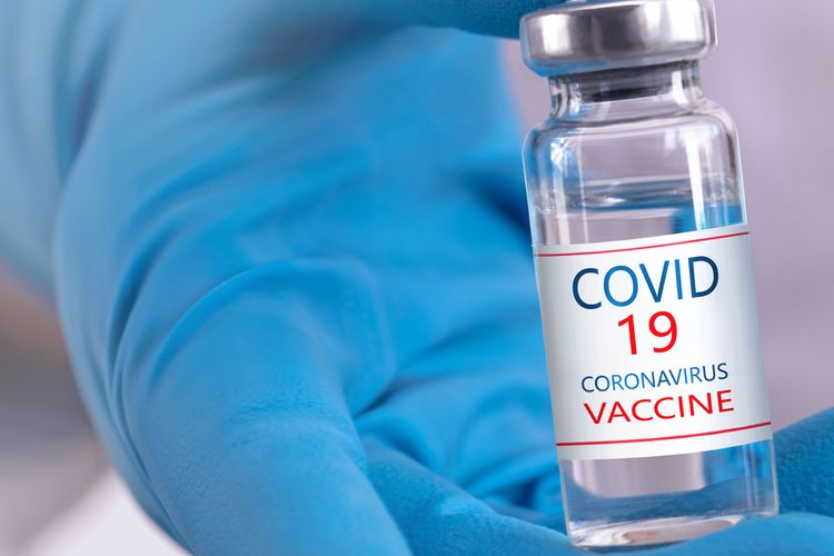 Ilustrasi vaksin Covid-19 yang sedang dikembangkan. 