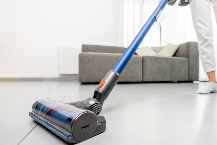 Ilustrasi vacuum cleaner.