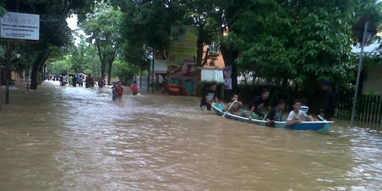 Ilustrasi banjir