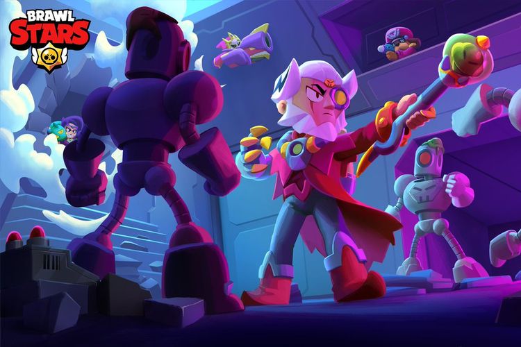 Ilustrasi game Brawl Stars.