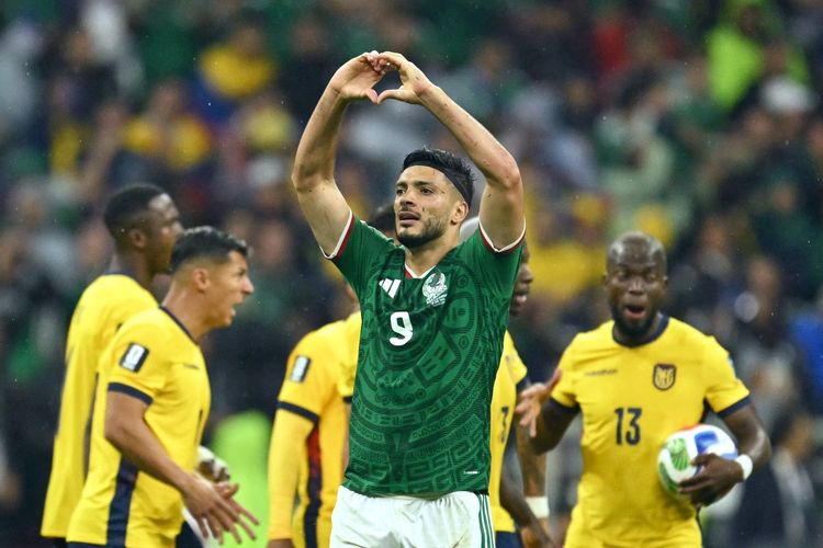 Hasil HT Meksiko vs Ekuador 2-0, El Tri Berpesta di Tengah Babak