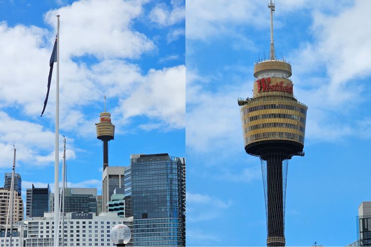 Sydney Tower Eye dalam bidikan Samsung S23 Ultra.