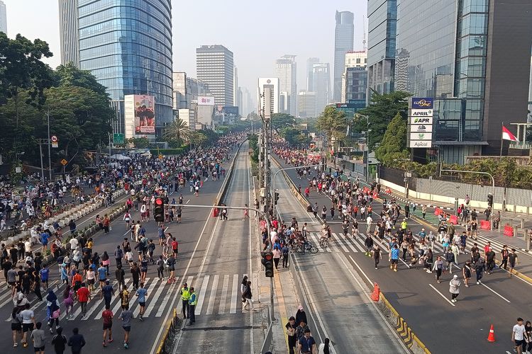 Bukan Sekadar Olahraga, Ini yang Dicari Warga Saat CFD Sudirman Jakarta