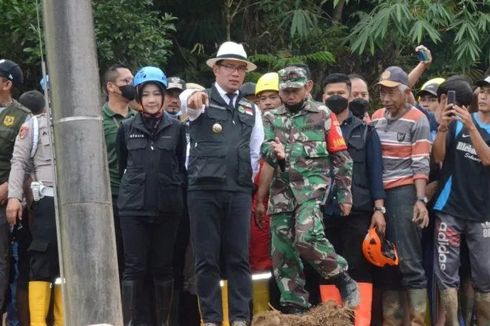 Bencana Banjir dan Longsor di Kabupaten Bogor, Ridwan Kamil Beri Bantuan Rp 500 Juta