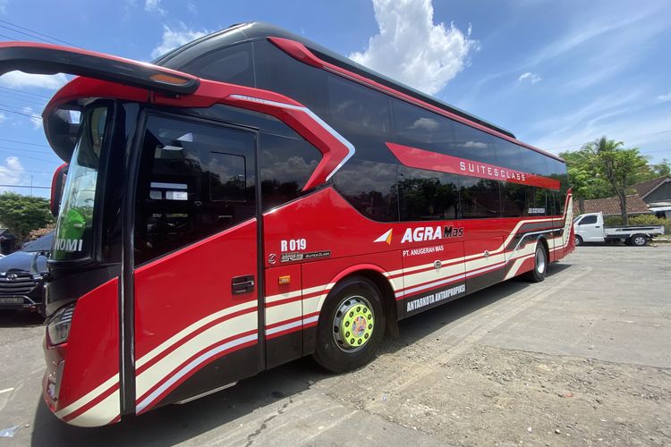 PO Bus Agra Mas Suite Class. Bus Agra Mas tersedia untuk rute Jakarta-Solo. 