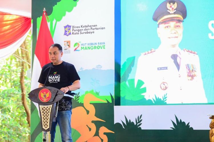 Pemkot Surabaya kembangkan KRM Surabaya sebagai pusat pengetahuan global atau perpustakaan bakau dunia. 