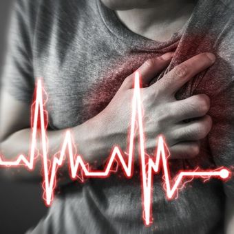 Ilustrasi saat detak jantung cepat. Detak jantung cepat terjadi saat berdetak lebih dari 100 kali per menit. 