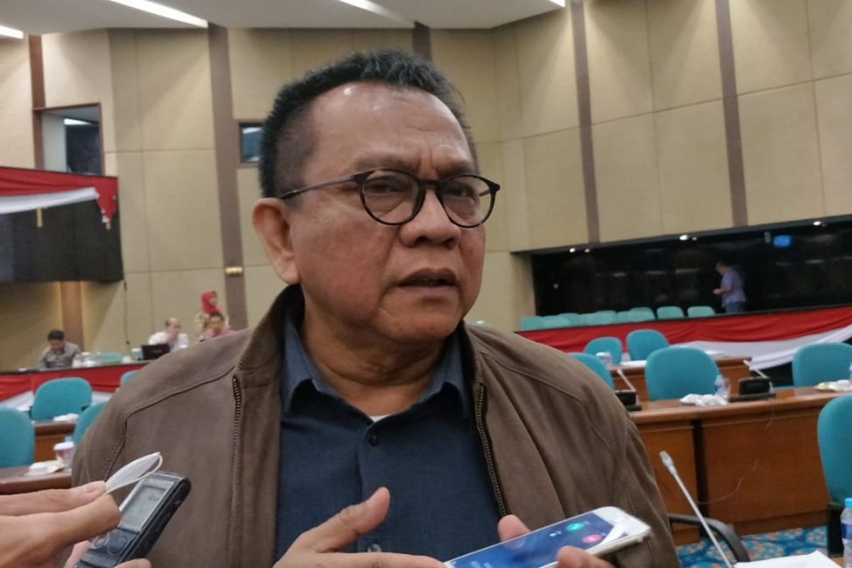 Wakil Ketua DPRD DKI Jakarta Mohamad Taufik di gedung DPRD DKI Jakarta, Jalan Kebon Sirih, Jakarta Pusat, Kamis (13/9/2018).