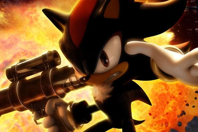 Ilustrasi game Shadow The Hedgehog.