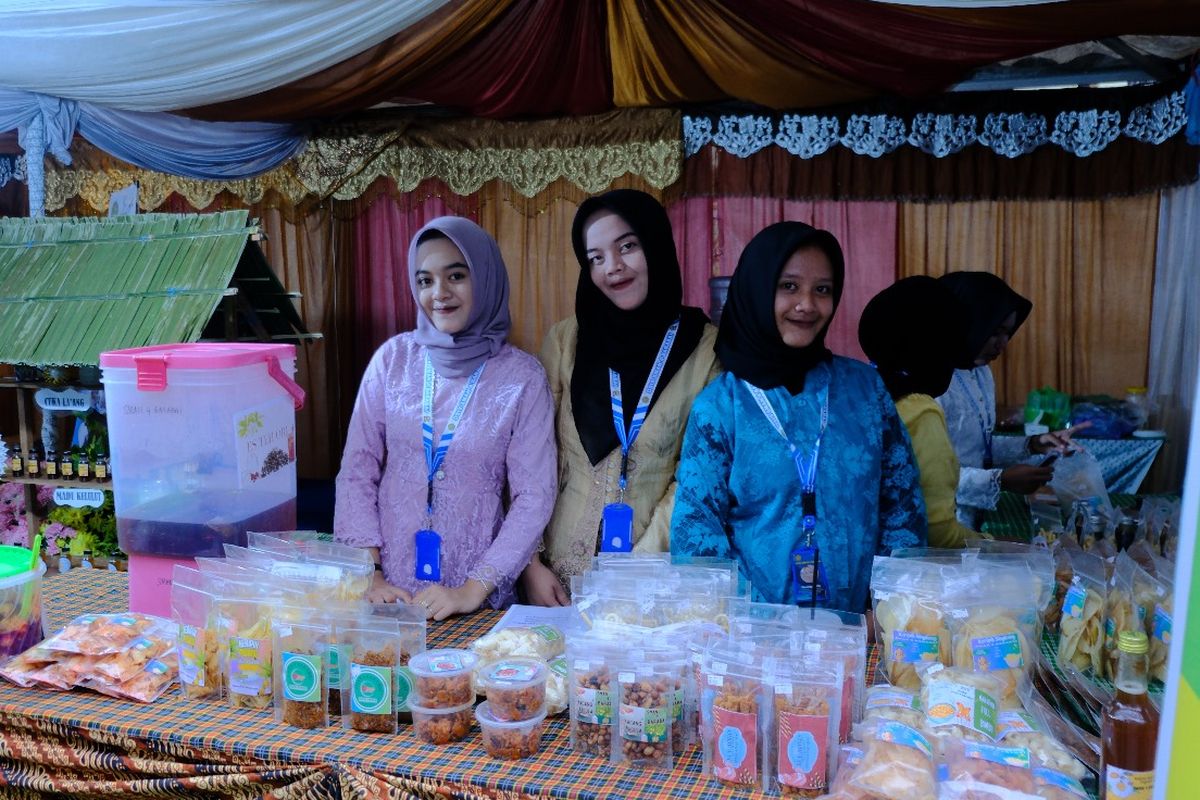 Salah satu UMKM yang mengikuti gelar Bazar Pariwisata dan Ekonomi Kreatif 2024. 