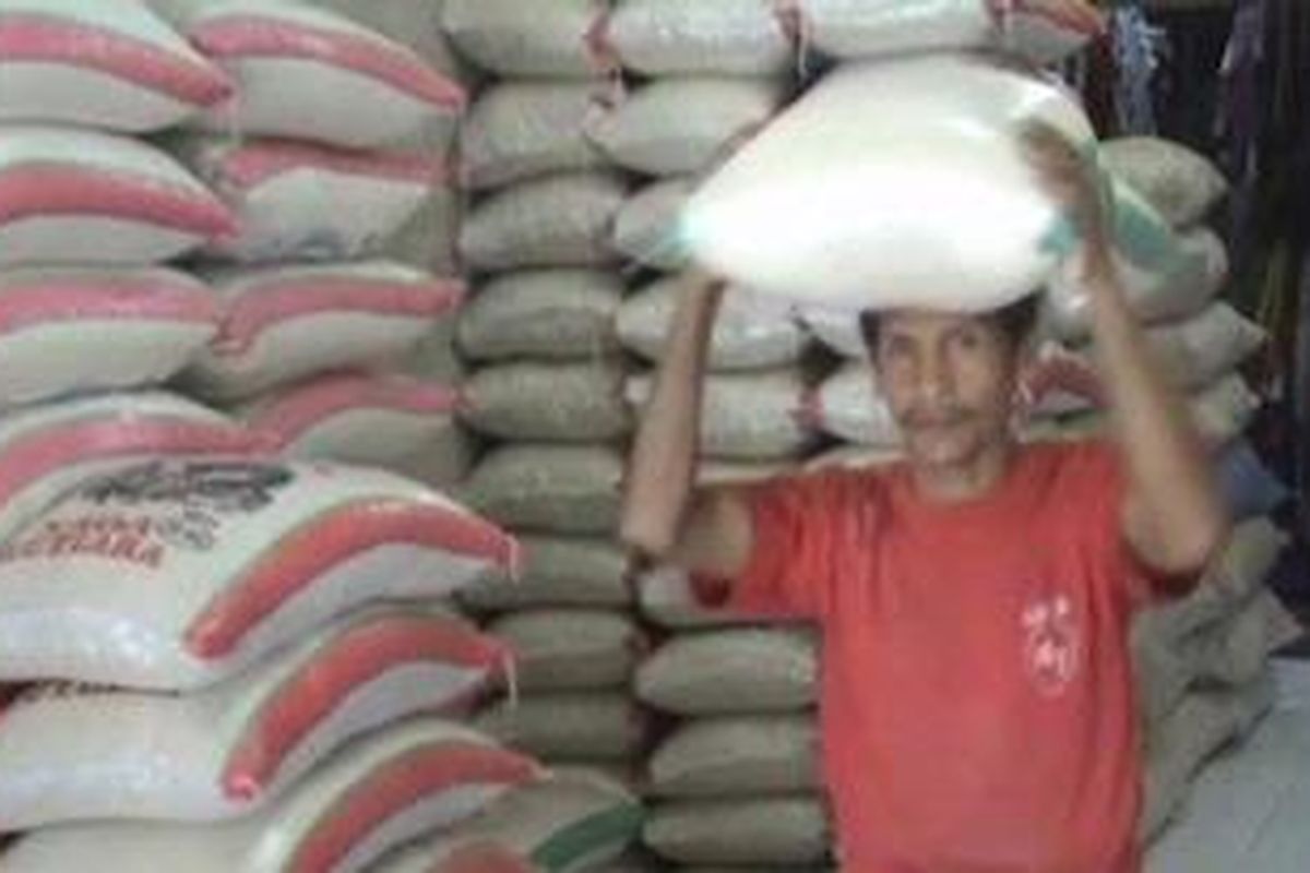 Ilustrasi: harga beras di pasar tradisional yang berada di kabupaten kulon progo mengalami kenaikan dalam seaminggu terahkir