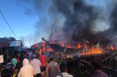 Kebakaran Pemukiman Nelayan di Pesisir Pulau Sebatik, 29 Jiwa Kehilangan Tempat Tinggal