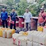 Gerebek Lokasi Penimbunan Minyak Tanah di Maluku Tengah, Polisi Tangkap Seorang Wanita Diduga Pemilik