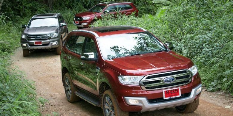 All-New Ford Everest saat test drive di Chiang Rai, Thailand