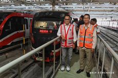 Menhub: Naik LRT Jabodebek, Waktu Tempuh Lebih Cepat daripada Lewat Tol