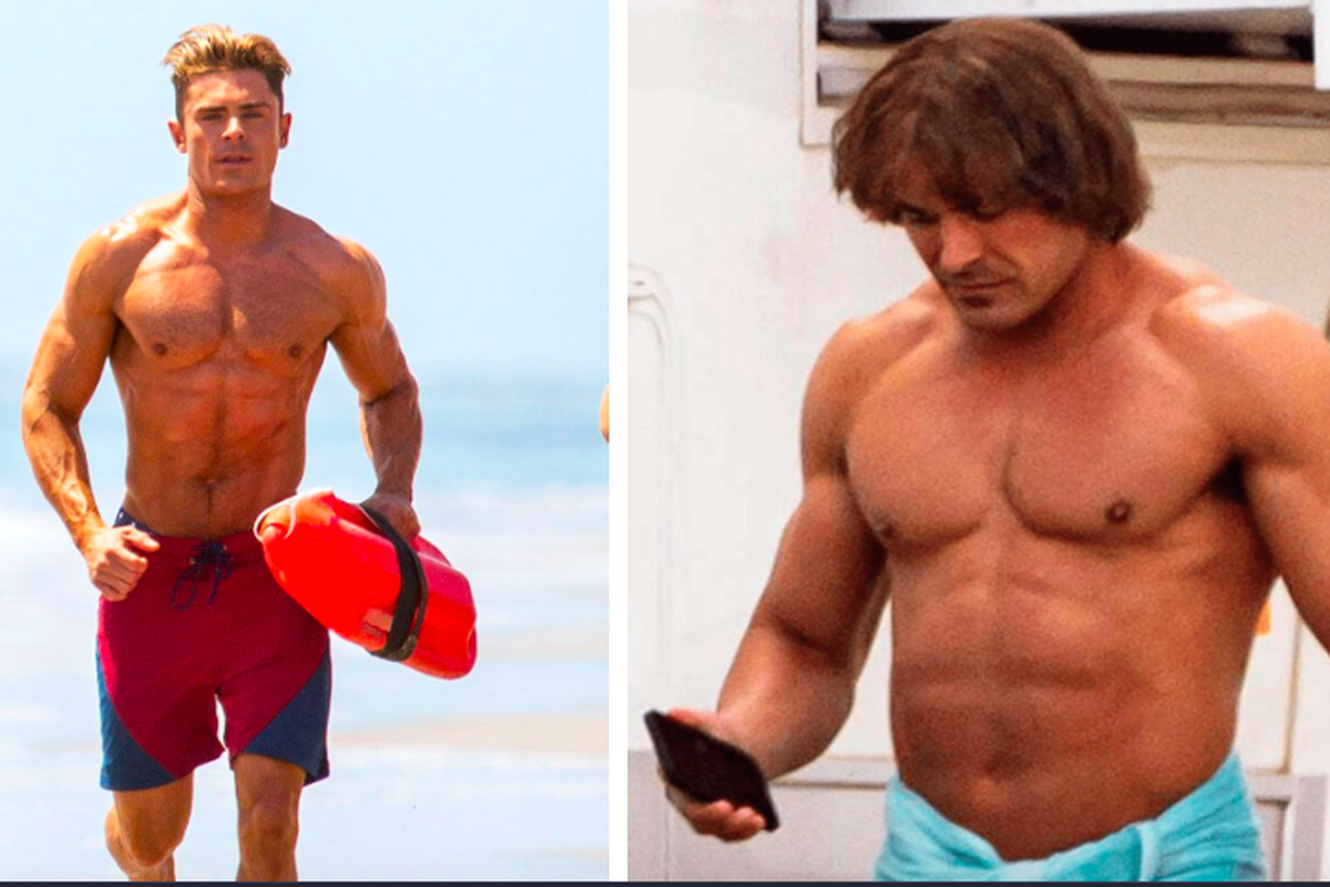 Transformasi otot Zac Efron