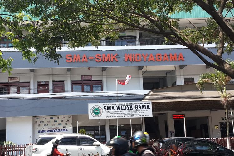 Sekolah Menengah Kejuruan (SMK) Widyagama Kota Malang, Jumat (6/9/2019)