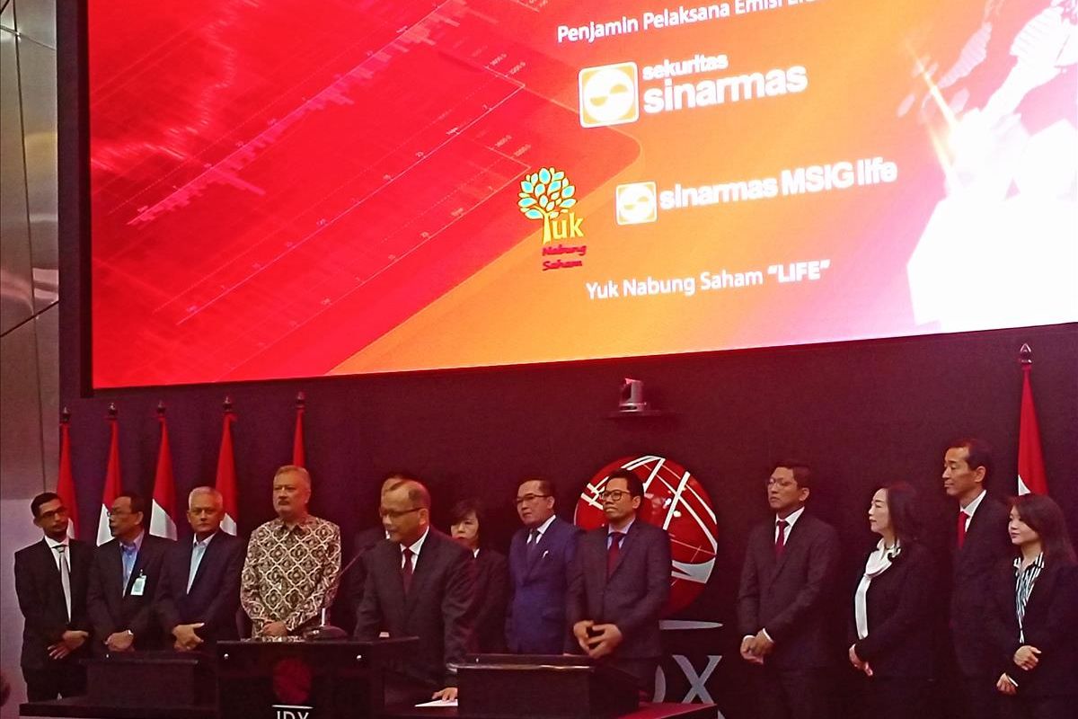 Sinarmas MSIG Life melakukan melakukan IPO dan resmi menjadi perusahaan tercatat di BEI, Selasa (9/7/2019).