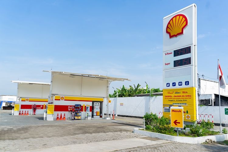 Salah satu SPBU Shell Modular di Jombang, Jawa Timur. Biaya Investasi mulai Rp 1,5-2 miliar.