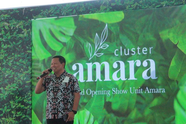 Peluncuran klaster Amara Citra Swarna Tembong City di Serang, Banten.