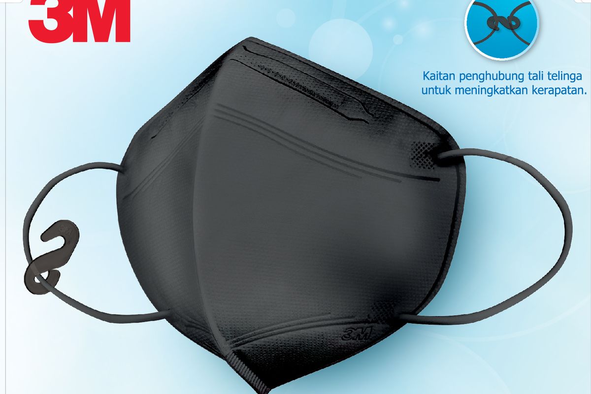 PT 3M Indonesia meluncurkan produk respirator sekali pakai bernama 3M Particulate Respirator 9013 KF94.