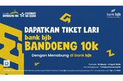 Jangan Terlewat, Bank BJB Buka Promo Tiket Lari Bandoeng 10K untuk Nasabah